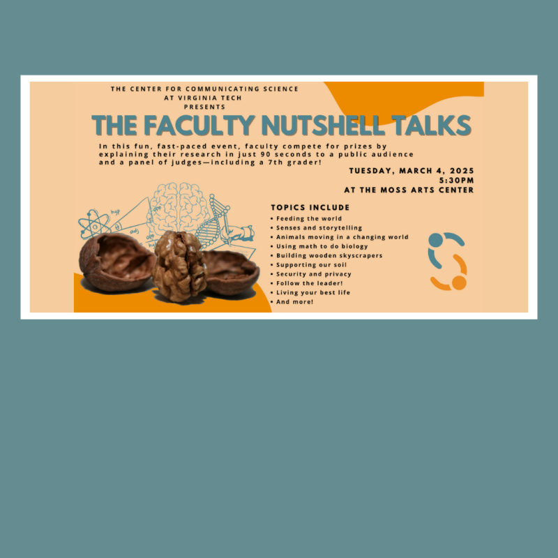 March 4: Faculty Nutshell Talks