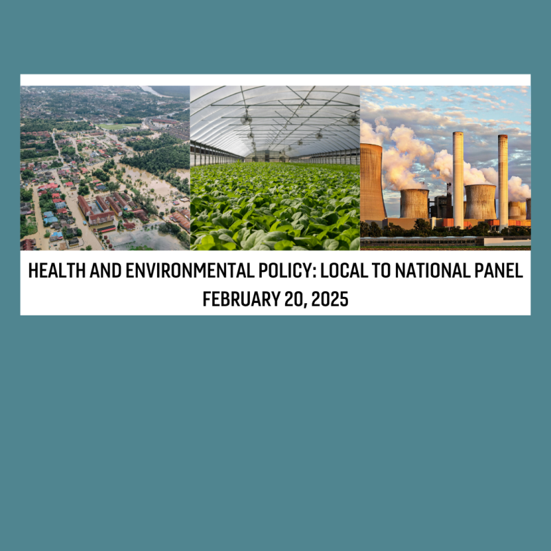 Health and Environmental Policy: Local to National Panel